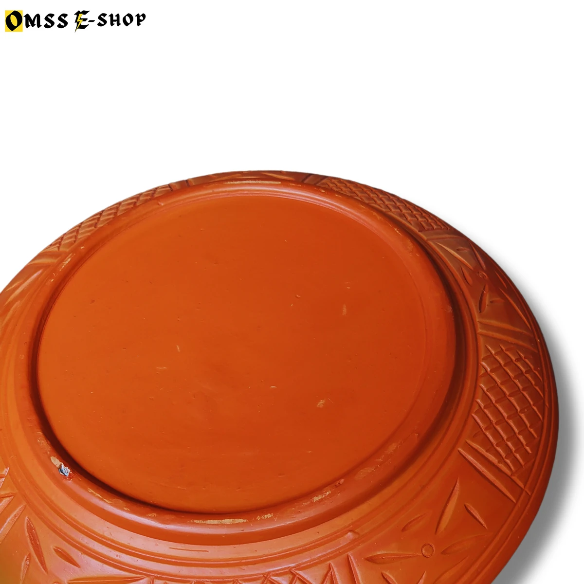Beautiful and durable terracotta clay plates simple flower RP-100DH-OS