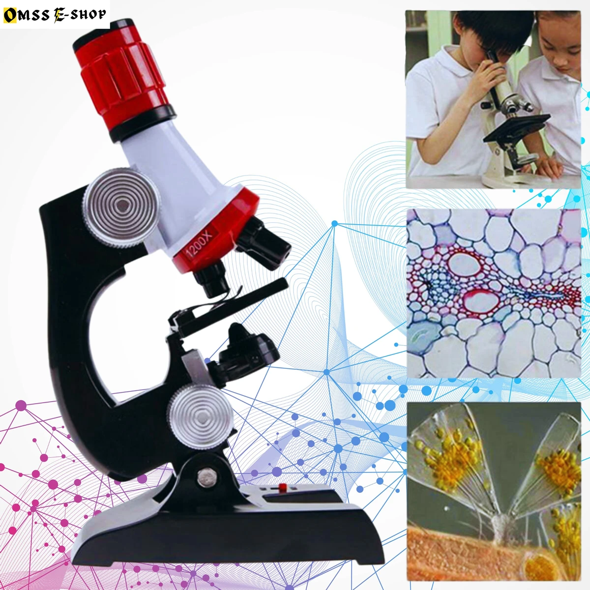Educational Science Microscope 1200X