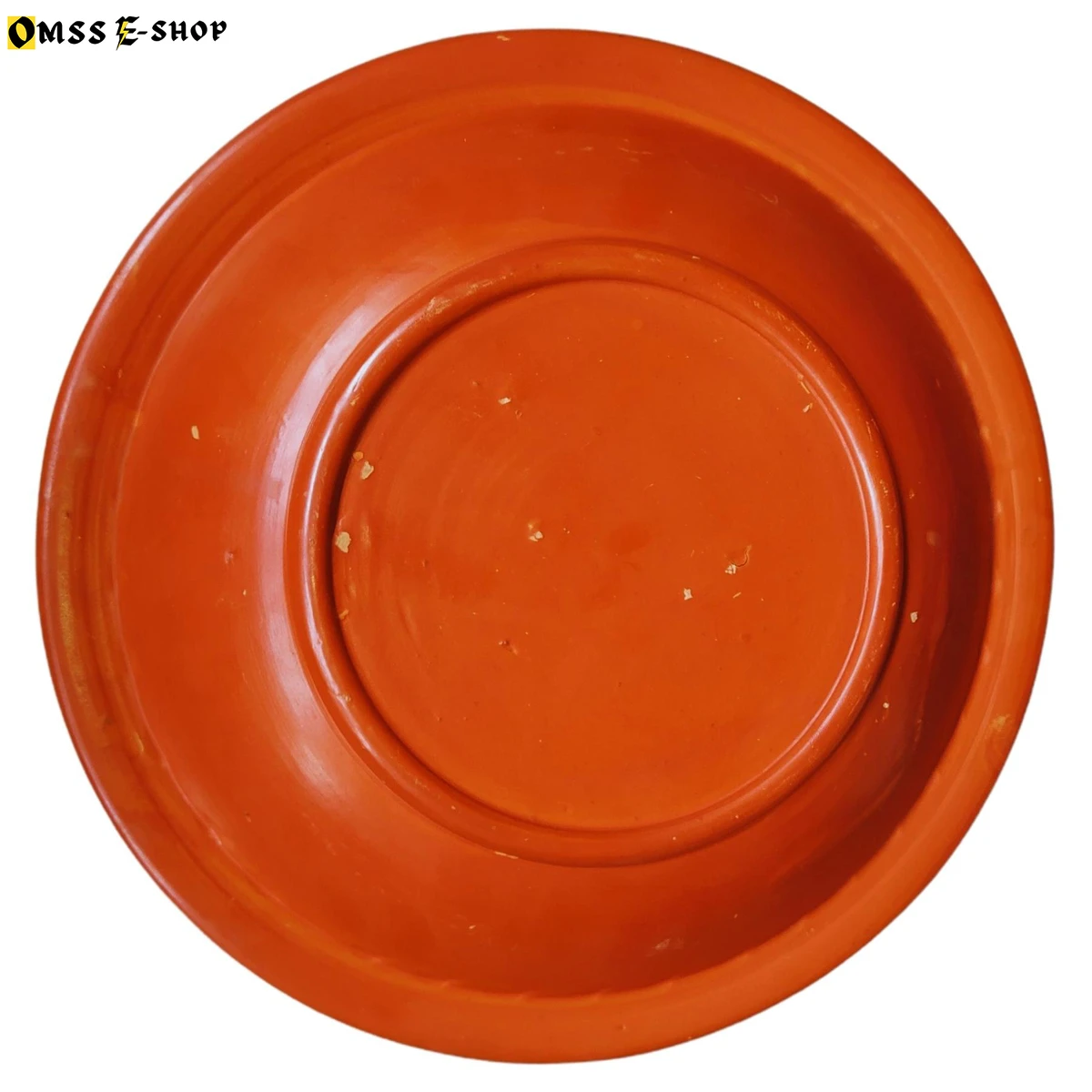 Newfangled - Beautiful and durable terracotta clay Shanki Plate Plain Dotted- Kitchen & Dining - Modern and Trendy- Vibes RP-100DH-OS