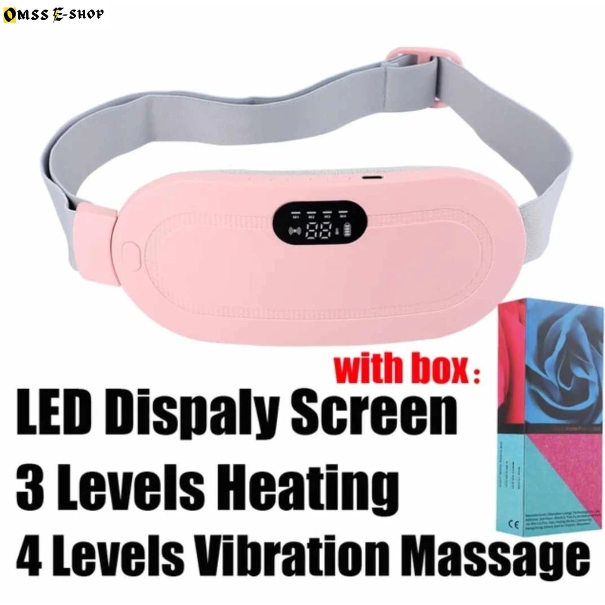 Smart Warm Palace Belt - Heating Pad for Menstrual Cramps- Portable, Rechargeable & Cordless Heating pad for Menstrual Pain or Back pain- Back or Belly Warm belt for Women RP-890DH-RE