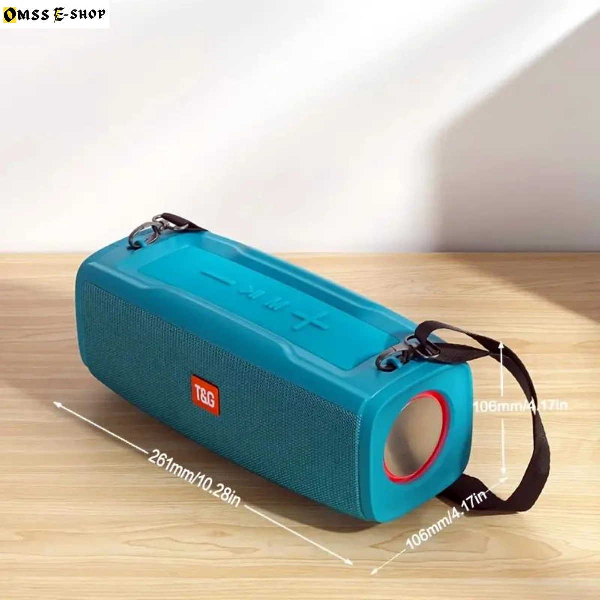 TG-624 Portable Wireless Bluetooth Speaker With Dual Diaphragm, Waterproof Plug-in USB Voice Call Speaker RP-1300DH-RE