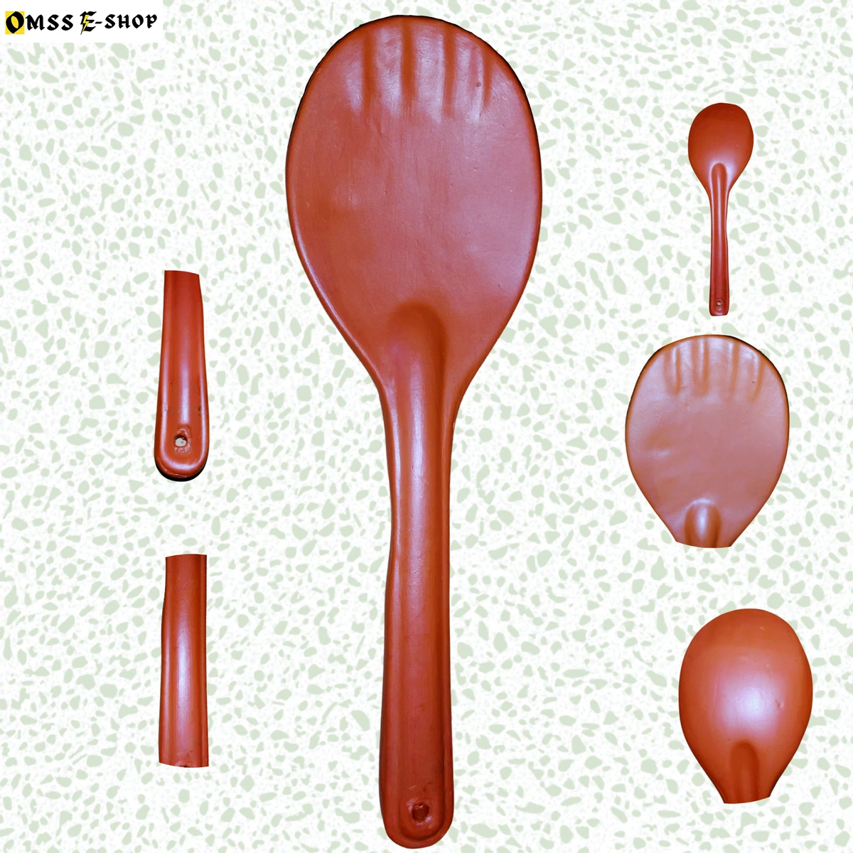 Newfangled-Beautiful And Durable Clay Rice Spoon-Kitchen & Dining-Modern and Trendy-Vibes
