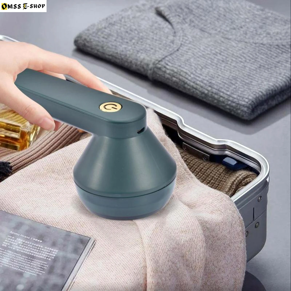 Lint Remover HairBall Trimmer Portable Fuzz Fabric Shaver Sweater Defuzzer With Replaceable Stainless Steel Blade Home Gadgets