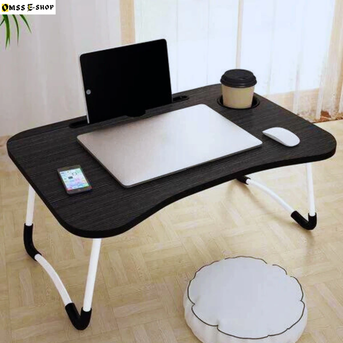Foldable Wooden Mini Laptop desk for Couch, Sofa Bed, Study Tray Table Stand for Writing