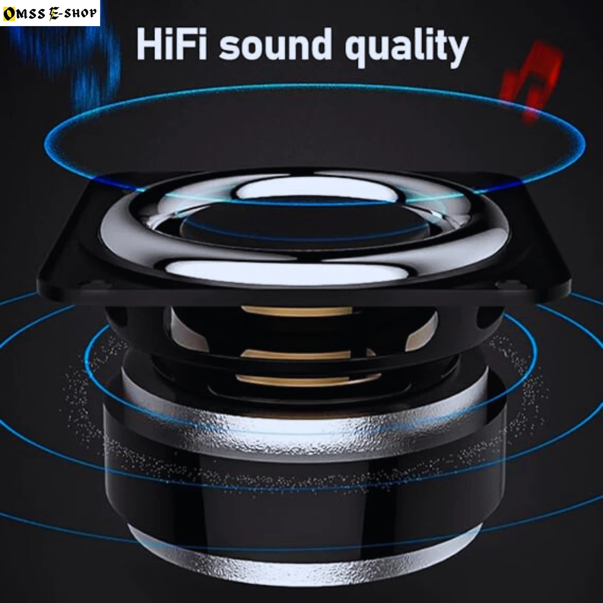 E-3052 Bluetooth Speaker Surround Sound Portable Outdoor HiFi Stereo Mini Wireless Subwoofer for Mobile Phone With RGB LED Lamp